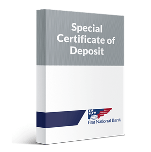 Special Certificate of Deposit